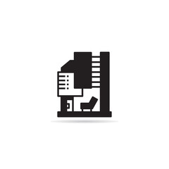 Fototapeta na wymiar house building icon vector illustration