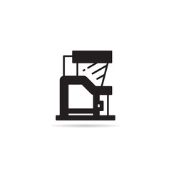 modern building and house icon vector illustration
