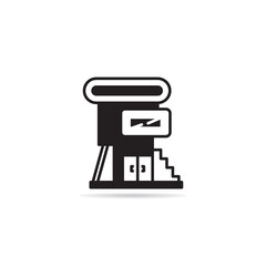 modern house and building icon vector illustration