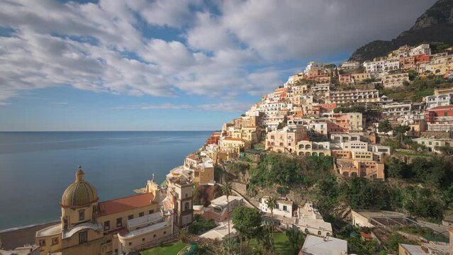 Positano, Italy along the Amalfi Coast