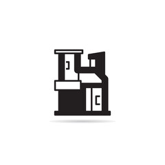 modern house and building icon vector illustration