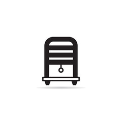 blinds window icon vector illustration