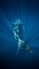 Whale Shark Descends into the abyss  © Javier