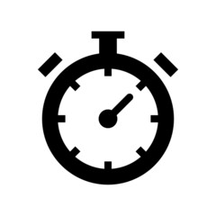Stopwatch timer vector icon symbol design