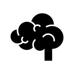 Brain mind vector icon symbol design