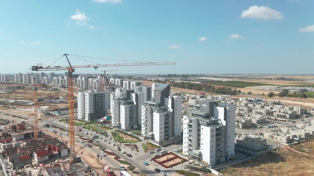 New Neighborhoods From The Cranes View at Southern District City Netivot