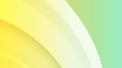 Yellow and green background with stripes. Vector abstract background texture design, bright poster. Abstract background modern hipster futuristic graphic. Multi-layer effect with texture.