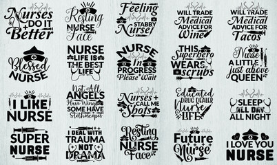 nurse svg bundle