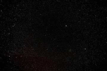 Stars on a clear and black sky