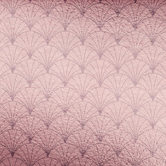 Tender pink Art Deco background. Leather texture with geometric pattern