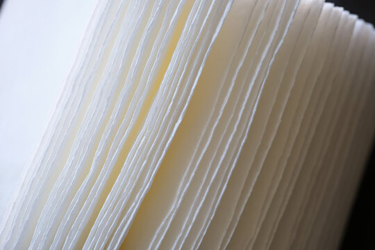 New paper filter for air purification closeup
