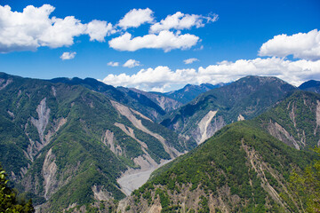 landscape with mountains