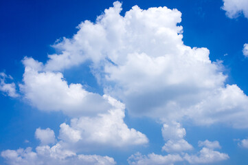 blue sky with cloud closeup 38