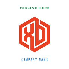 XD  lettering logo is simple, easy to understand and authoritative