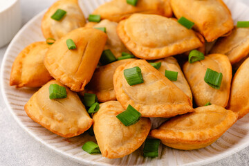 Dumplings, filled with mashed potatoes.