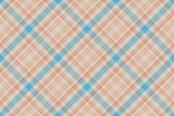 Seamless pattern of scottish tartan plaid. Repeatable background with check fabric texture. Vector backdrop striped textile print.