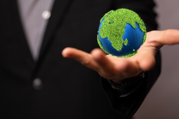 Ecology and green environment concept - 3D rendering