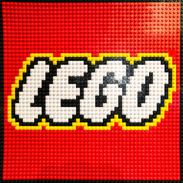 London, UK - 27th March 2022: The word LEGO written in lego blocks in the London store. This popular Danish toys has been in production since 193