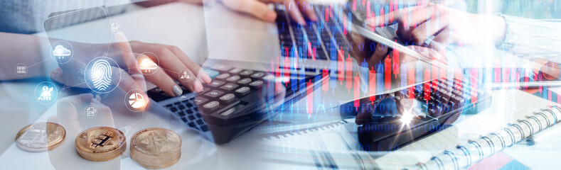 Technology fingerprint scan provides security. digital transformation change management,new technology big data and business process strategy, automate operation, customer service management.