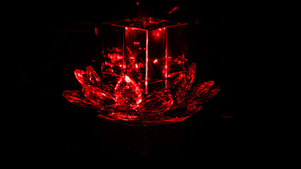 Lichtmalerei mit Glasprismen