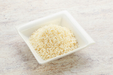 Natural organic coconut shredded powder