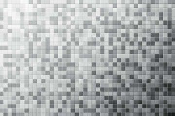 ceramic wall and floor tiles abstract wallpaper. Design geometric mosaic texture for bathroom decoration. Simple seamless pattern for backdrop advertising banner poster or web. 3D Rendering.