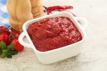 Natural organic pure tomato pasta