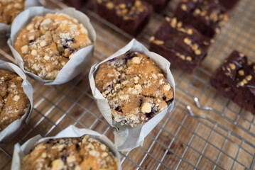 Blueberry muffins