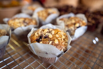 Blueberry muffins