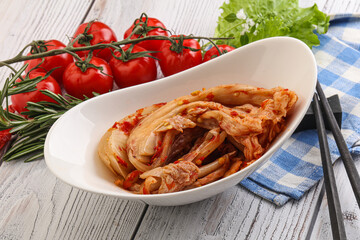 Korean food - spicy Kimchi cabbage