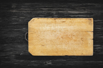 Kitchen cutting board vintage on wooden background