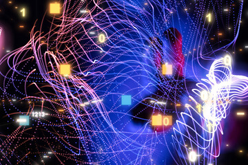 Global digital connections with technology