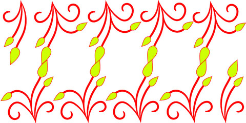 beautiful flowers art frame