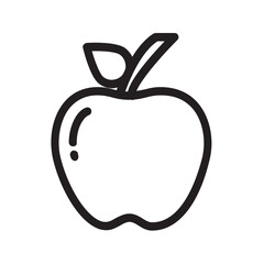 Apple , Fruits outline icon.