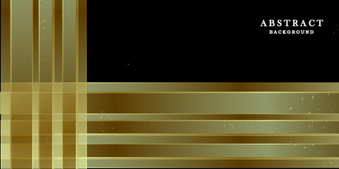 Abstract black gold background