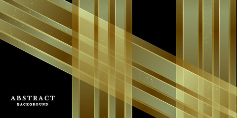 Obraz premium Abstract black gold background