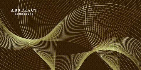 Abstract brown gold background vector
