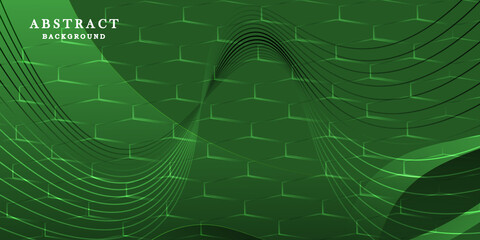 Abstract green background vector