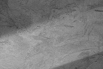 light and shadow concept on gray cement floor