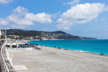 Fototapeta na wymiar French Riviera Mediterranean Sea Côte d'Azure