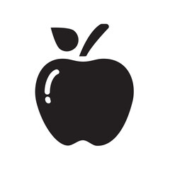 Apple , Fruits solid icon.