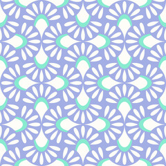 Abstract geometric seamless pattern. Colorful wallpaper vector print. Multicolor asian style fishcsale ornament. Simple shaped small scale fashion textile design