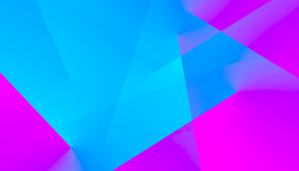 Abstract blue teal purple magenta background. Geometric colorful pattern with lines and triangles. Gradient. Modern background with space for design. Web banner. Illustration.