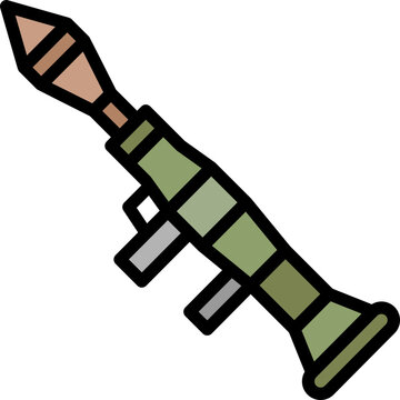 green rocket launcher icon clip art preview