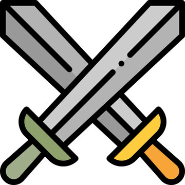 Swords Icon Images – Browse 162,479 Stock Photos, Vectors, and Video