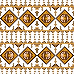 Geometric ethnic pattern embroidery design for background or wallpaper and clothing,carpet,...