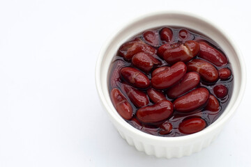 Sweet boiled red beans, Delicious dessert