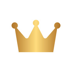 Crown icon with gold gradient