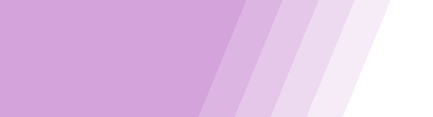 Banner mit Farbverlauf von lila rosa zu weiß aus schrägen Streifen