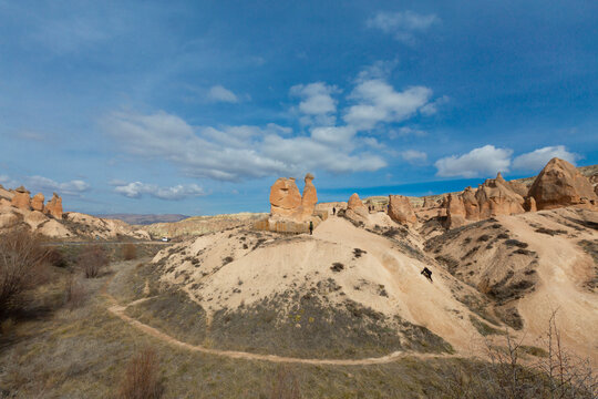 Cappadocia is one of the most famous touristic regions of Turkey. The Rock Sites of Cappadocia are UNESCO World Heritage sites. Location; Devrent Valley.